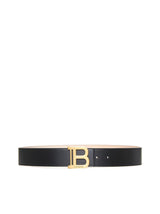 Balmain Belts In Black Leather - Women - Piano Luigi