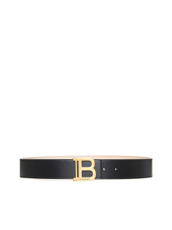 Balmain Belts In Black Leather - Women - Piano Luigi