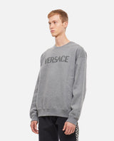 Versace Crewneck Embossed Logo Sweatshirt - Men - Piano Luigi