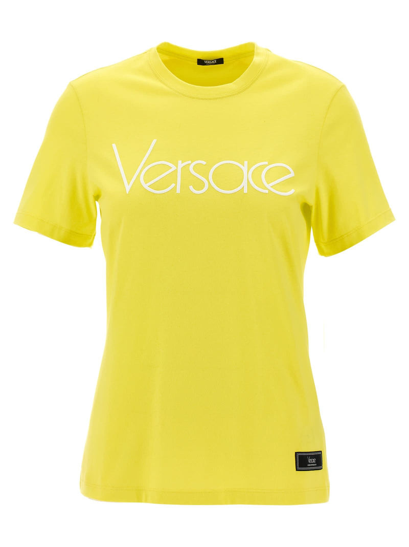 Versace Logo Embroidery T-shirt - Women - Piano Luigi