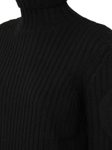 J.W. Anderson Cut Out Sleeve Turtleneck Jumper - Women - Piano Luigi