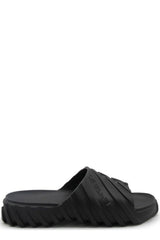 Off-White Open Toe Slip-on Sandals - Men - Piano Luigi