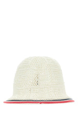 Fendi White Crochet Bucket Hat - Women - Piano Luigi