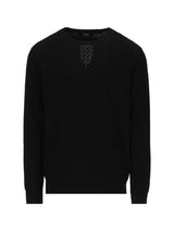 Fendi Cut-out Detailed Knit Jumper - Men - Piano Luigi