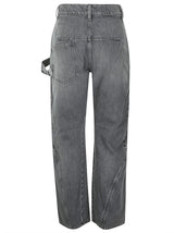 J.W. Anderson Twisted Workwear Jeans - Women - Piano Luigi