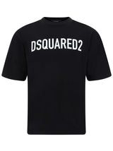 Dsquared2 Eco Dyed Loose T-shirt In Black - Men - Piano Luigi