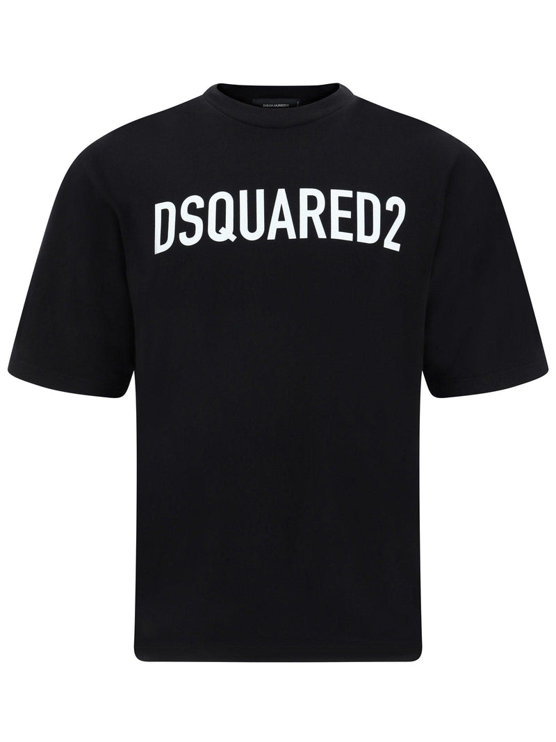 Dsquared2 Eco Dyed Loose T-shirt In Black - Men - Piano Luigi