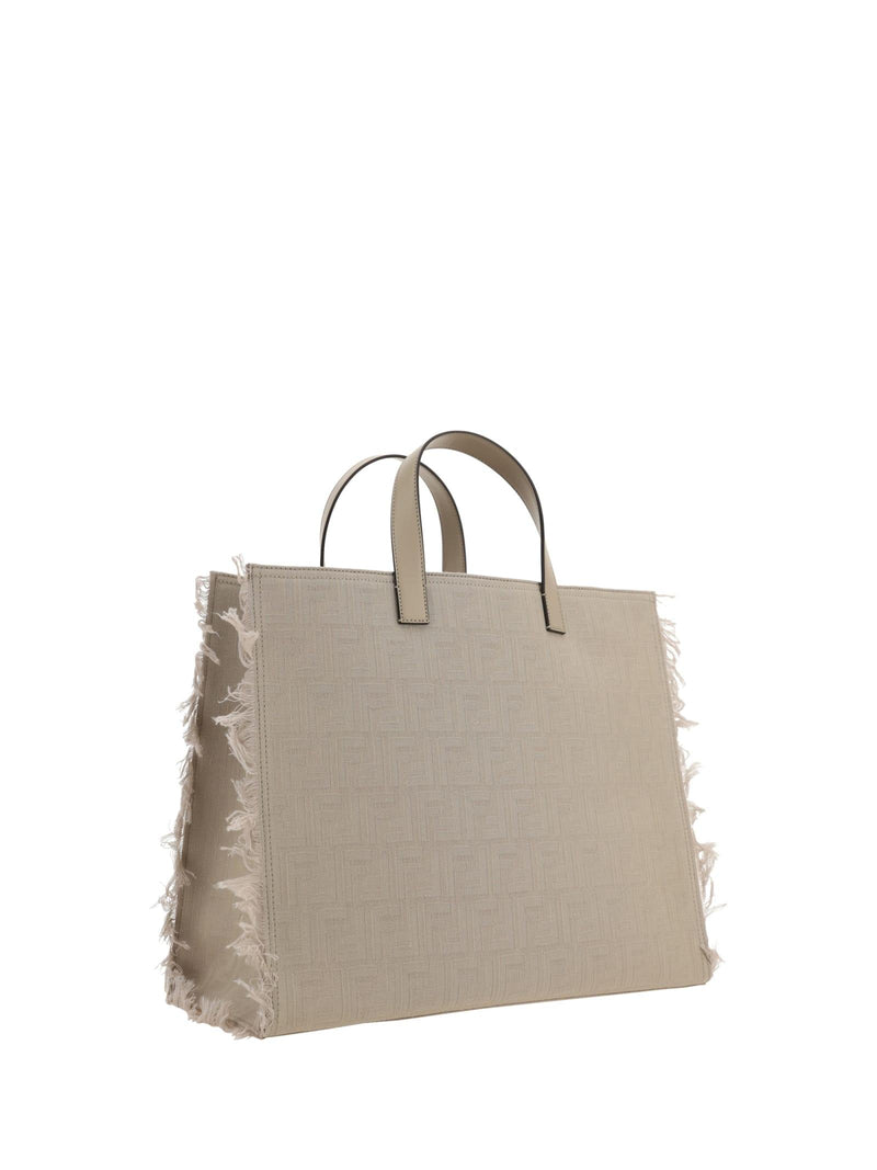 Fendi ff Tote Bag In Fabric With Fringes - Men - Piano Luigi