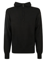 Burberry Rib Trim Hooded Sweater - Men - Piano Luigi