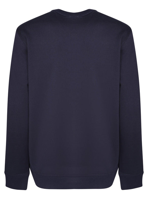 Burberry Midnight Blue Cotton Sweatshirt - Men - Piano Luigi