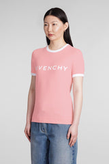 Givenchy T-shirt In Rose-pink Cotton - Women - Piano Luigi