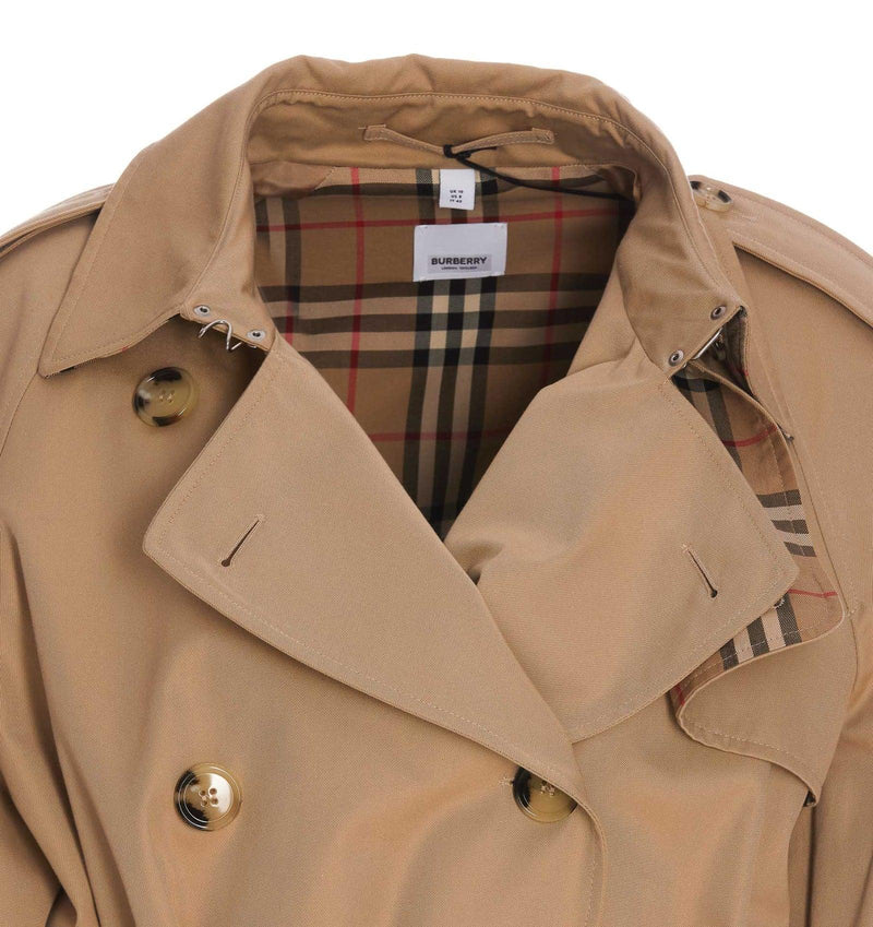 Burberry Beige Gabardine Trench Coat - Women - Piano Luigi