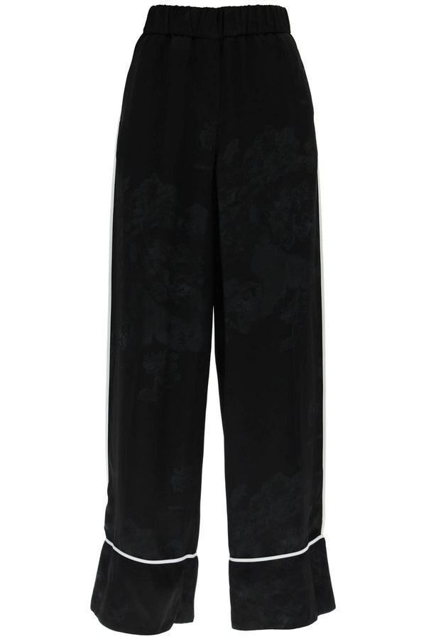 Off-White Jacquard Pijama Pants - Women - Piano Luigi