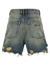 Balmain Vintage Denim Shorts - Women - Piano Luigi