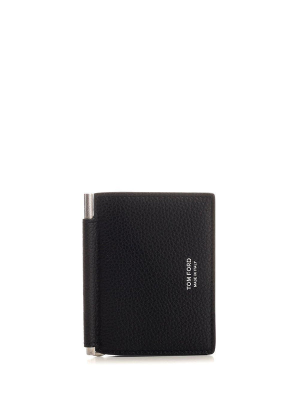 Tom Ford Logo Printed Money-clip Wallet - Men - Piano Luigi