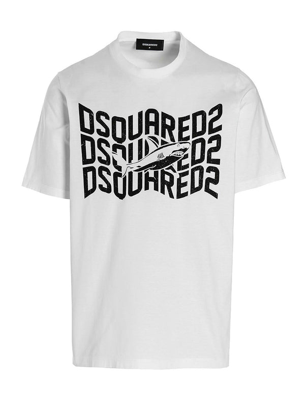 Dsquared2 T-shirt shark Slouch - Men - Piano Luigi