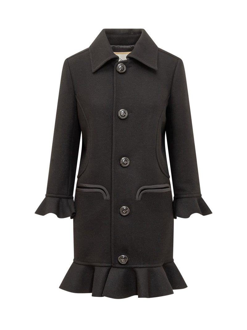 Dsquared2 Mini Ruffled Coat - Women - Piano Luigi