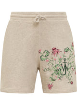 J.W. Anderson Emboidery Shorts - Men - Piano Luigi