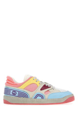 Gucci Multicolor Leather And Fabric Basket Sneakers - Women - Piano Luigi