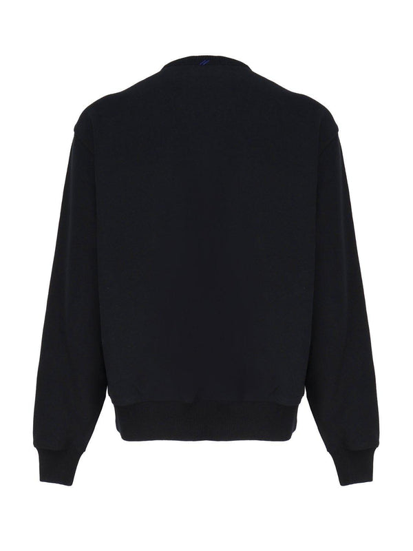 Burberry Logo Patch Crewneck Sweater - Men - Piano Luigi