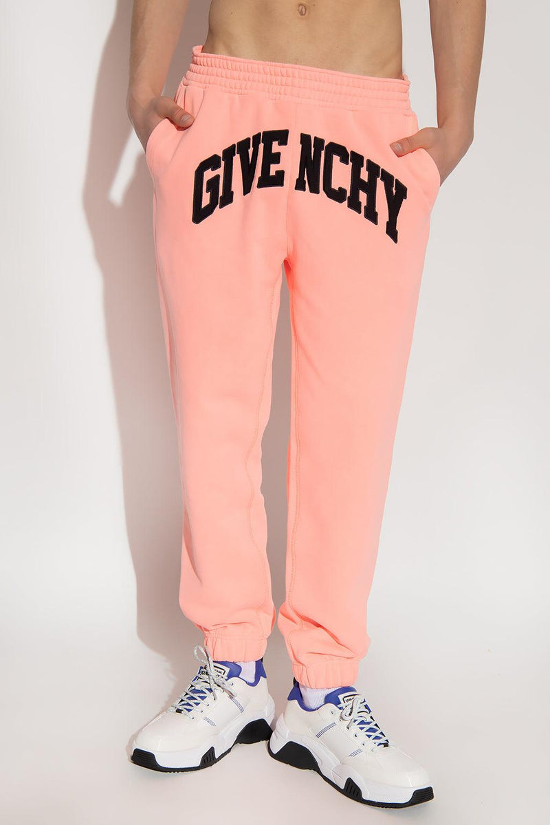 Givenchy Pink Sweatpants With Logo - Men - Piano Luigi