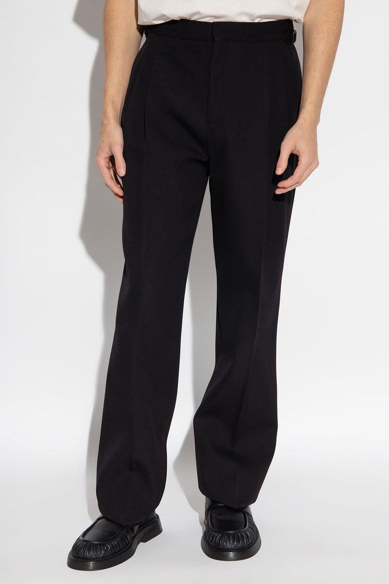 Burberry Black Trousers With Side Stripes - Men - Piano Luigi