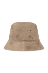 Burberry Beige Bucket Hat With Monogram - Men - Piano Luigi