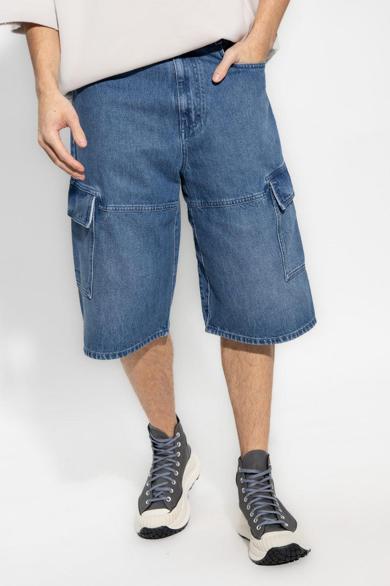 Givenchy Blue Denim Shorts - Men - Piano Luigi