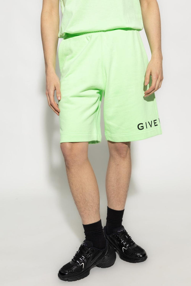 Givenchy Neon Shorts With Logo - Men - Piano Luigi