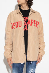 Dsquared2 Beige Jacket With Logo - Men - Piano Luigi