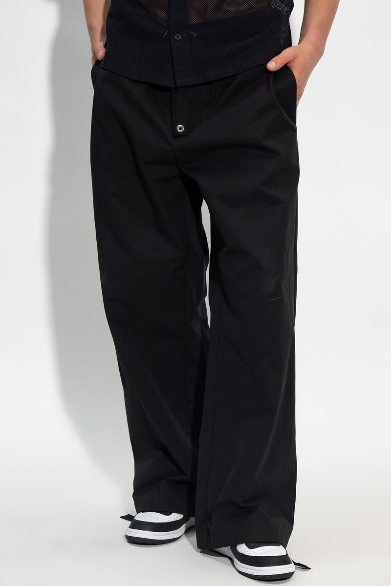 Versace Black Loose-Fitting Trousers - Men - Piano Luigi