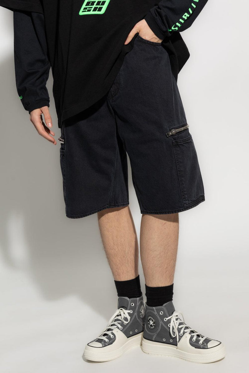 Givenchy Black Denim Shorts - Men - Piano Luigi