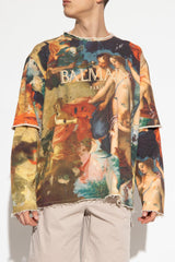 Balmain Multicolour Printed Sweatshirt - Men - Piano Luigi