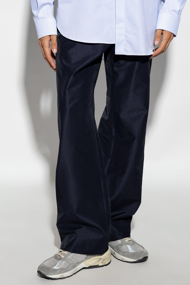 Loewe Navy Blue Relaxed-Fitting Trousers - Men - Piano Luigi