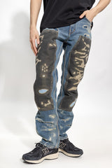 Givenchy Blue Jeans With Vintage Effect - Men - Piano Luigi