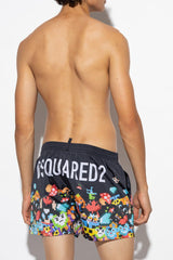 Dsquared2 Black Swimming Shorts - Men - Piano Luigi