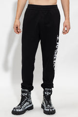 Versace Black Cotton Sweatpants - Men - Piano Luigi