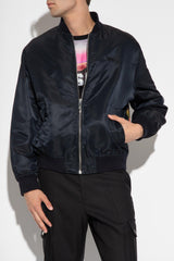 Versace Navy Blue Bomber Jacket - Men - Piano Luigi