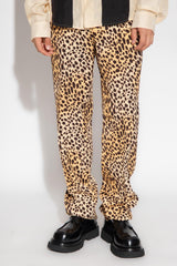 Dsquared2 Beige Trousers With Animal Motif - Men - Piano Luigi