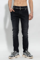 Balmain Black Slim-Fit Jeans - Men - Piano Luigi