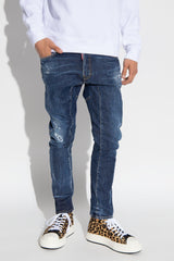 Dsquared2 Navy Blue ‘Tidy Biker’ Jeans - Men - Piano Luigi