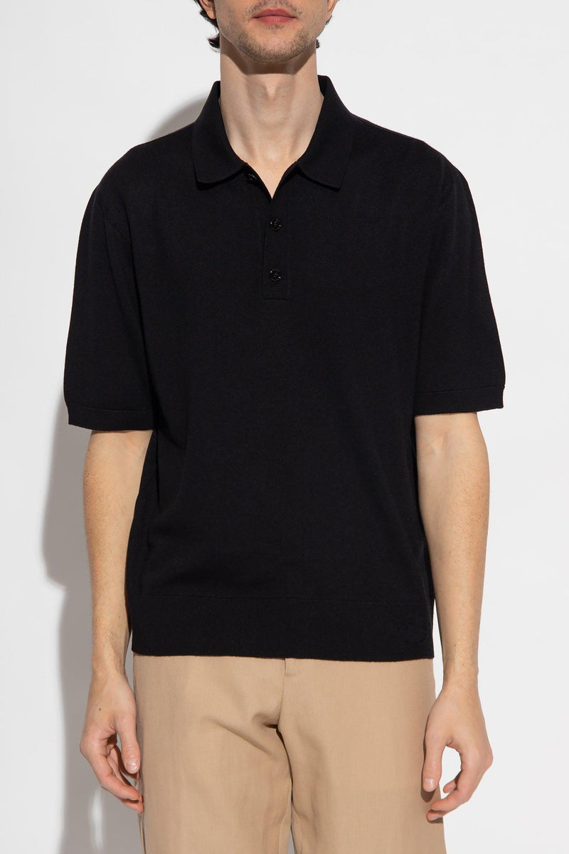 Burberry Black ‘Rowanson’ Polo Shirt - Men - Piano Luigi