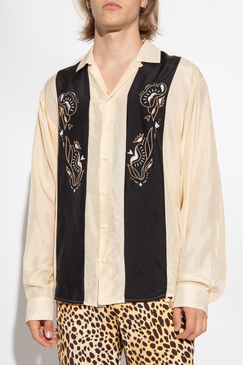 Dsquared2 Cream Silk Shirt - Men - Piano Luigi