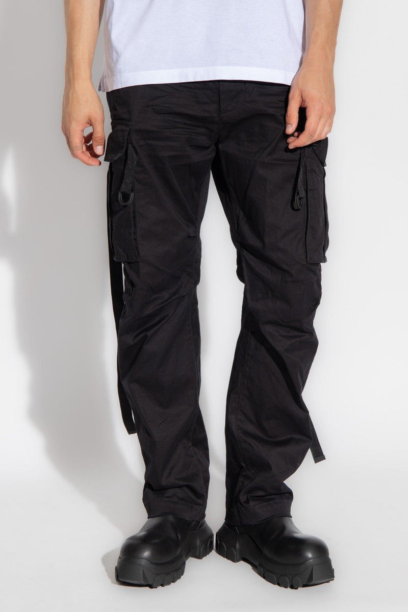 Dsquared2 Black Cargo Trousers - Men - Piano Luigi