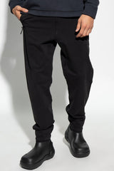 Stone Island Black Sweatpants With Logo - Men - Piano Luigi