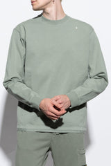 Stone Island Green Sweatshirt With Logo - Men - Piano Luigi