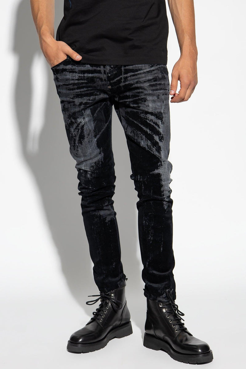 Dsquared2 Black ‘Skater’ Jeans - Men - Piano Luigi