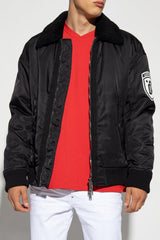 Dsquared2 Black Insulated Bomber Jacket - Men - Piano Luigi