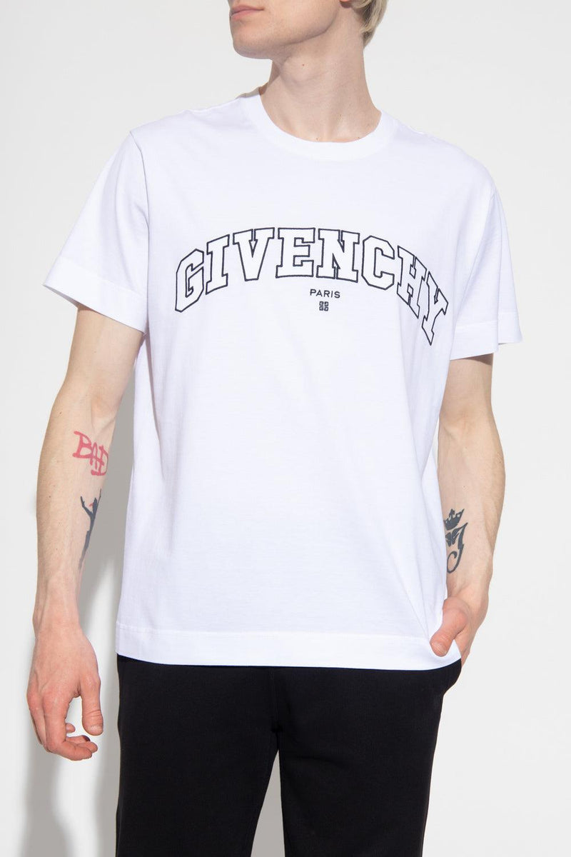 Givenchy White Logo T-Shirt - Men - Piano Luigi