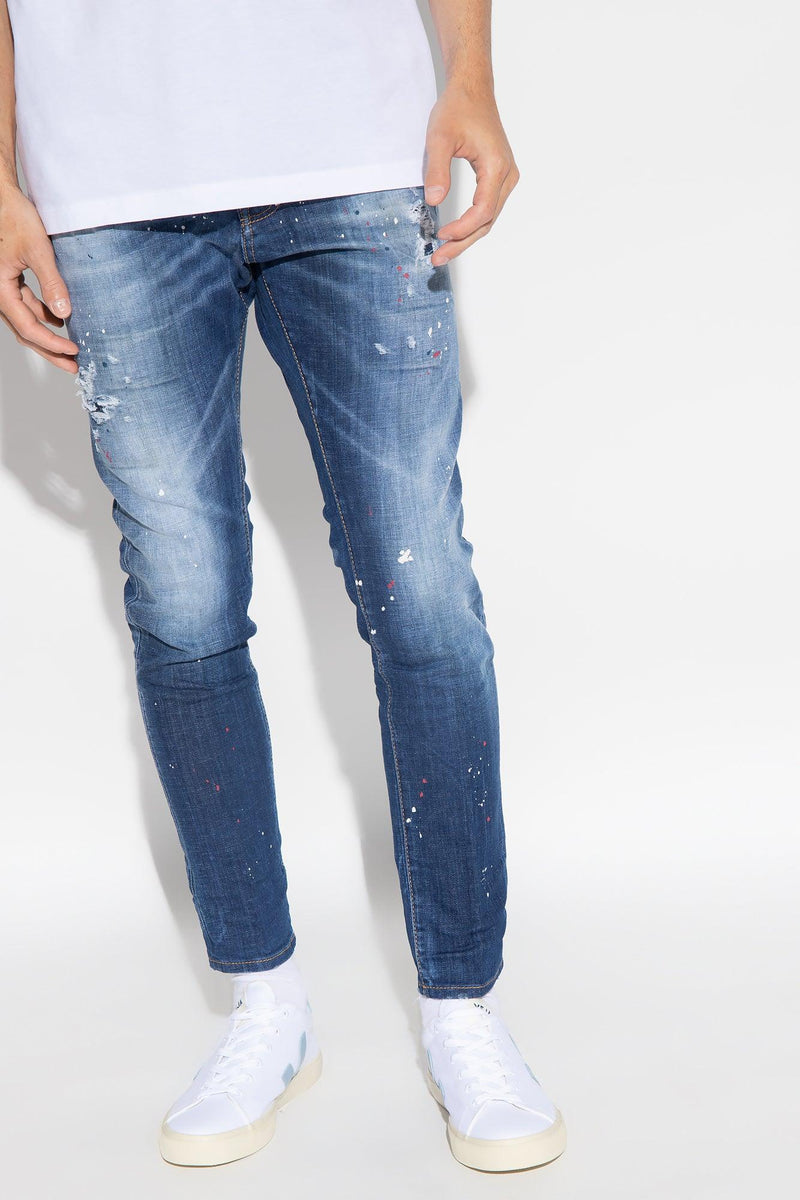 Dsquared2 Blue ‘Long Crotch’ Jeans - Men - Piano Luigi